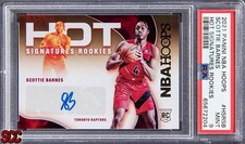 2021-22 Panini NBA Hoops Hot Signatures Rookies #HSR-SB Scottie Barnes TORONTO