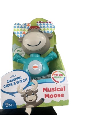 Fisher-Price Linkimals Musical Moose - Interactive Educational Toy with Music 887961761214 | eBay