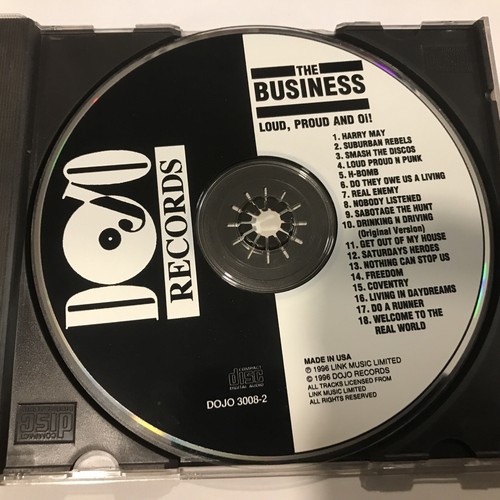 The Business – Loud, Proud And Oi! CD 1996 Dojo – DOJO 3008-2 - Picture 3 of 3