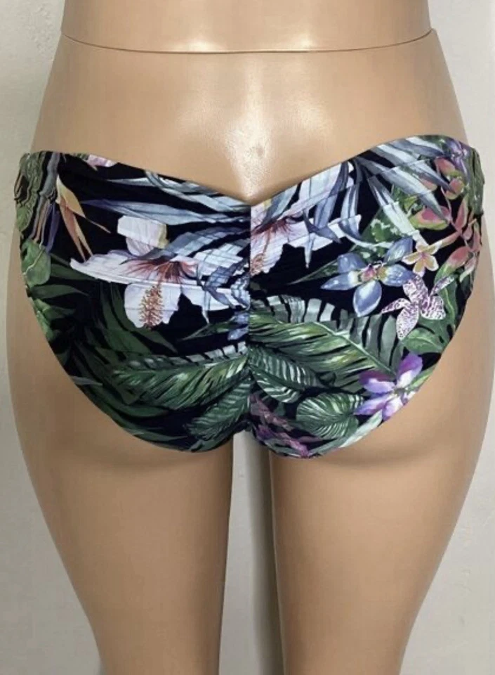 Nuevo. Pantalones de bikini Basta Surf acanalados en V. Talla 12 Foto 3 de 4