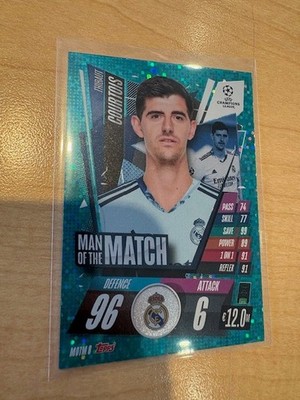 2020-21 Topps Match Attax UCL Extra - Man of the Match #MOTM 8 - Thibaut Courtoi