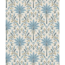 Holden Ariara Palm Blue Non-Woven Wallpaper