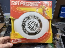Wham-o Frisbee World Class 119G 40 mold Kra Van SIckle Laura Engel White
