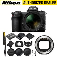 Nikon Z 6II FX-Format Mirrorless Camera with 24-70 and FTZ Mount Adapter Bundle