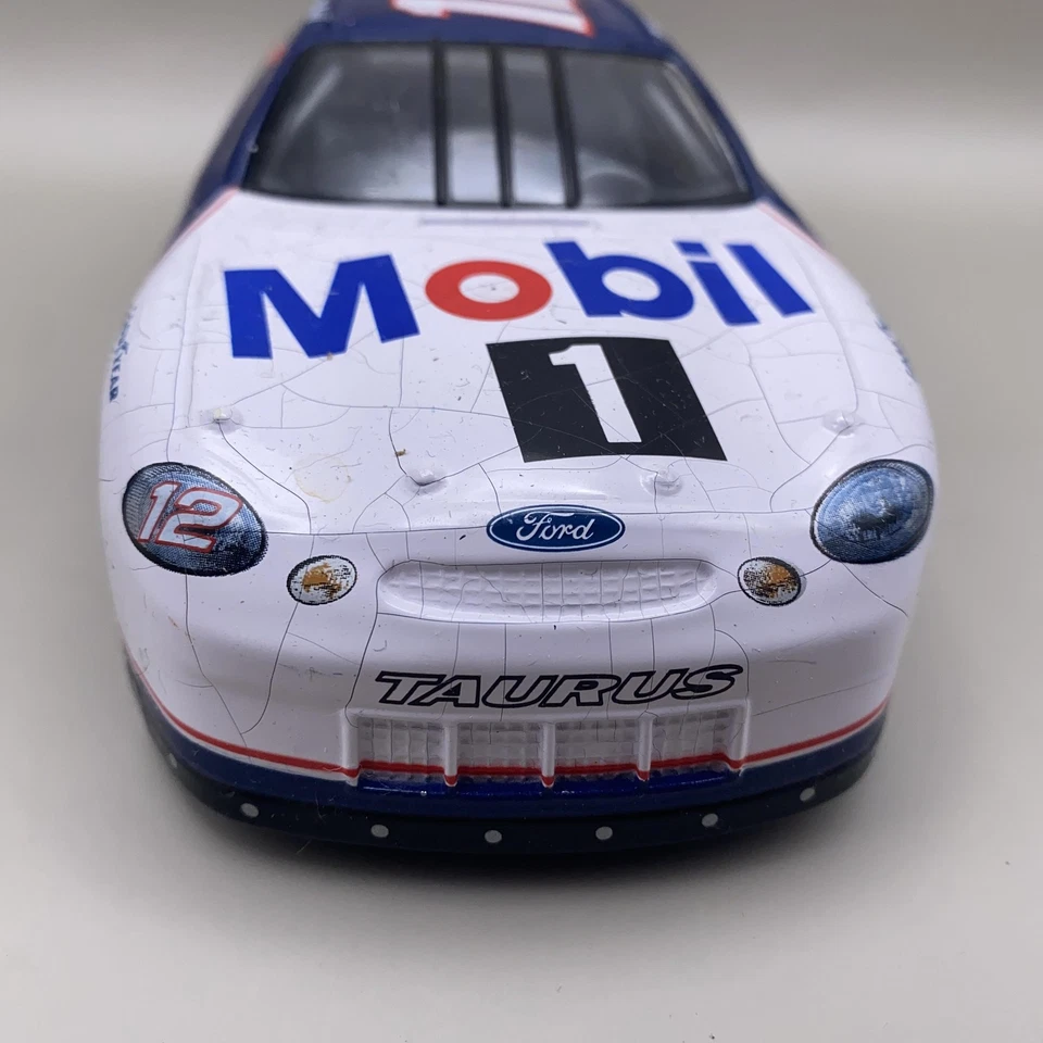 Vtg Jeremy Mayfield #12 Diecast Car 1:24 Racing Champions Mobil 1 Ford NASCAR - Image 3 of 4
