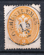 LEVANTE MiNr. V14, 2 Soldi gelb, Stempel GERUSALEMME, signiert, Michel 170,--