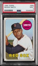 1969 TOPPS #660 REGGIE SMITH PSA 9