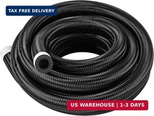 10AN 10 Ft Fuel Line Hose Stainless Steel Nylon Braided Oil Gas Fuel Line Hose 9