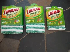 Libman Wet & Dry Microfiber Mop Refill Hard Surfaces #00119 Wet/Dry - 3 PACK