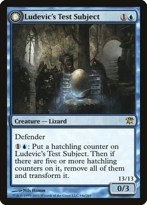 Ludevic's Test Subject 64 Rare Innistrad Magic: The Gathering Near Mint
