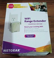 NETGEAR Wi-Fi Extender EX6120 - 1500 Sq Ft, 25 Devices, AC1200 Speed