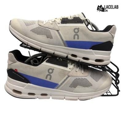 On Cloudrift 87.98449 Turnschuhe Herren UK 9 weiß kobalt sportliche Laufschuhe
