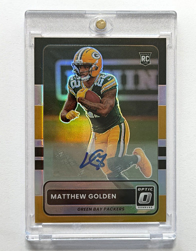 Panini 2025 Donruss Optic 2015 Retro Matthew Golden Packers Rookie Auto #10