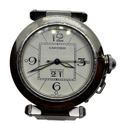 Cartier Pasha C Chronograph SS Automatic Winding Watch Cartier Pasha for $3,099 for sale from a Trusted Seller on  main image 4