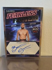 2025 Topps UFC Knockout - Fearless Fighter Auto Brian Ortega #FF-BO /299 (AU)