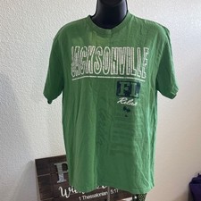 Vintage Style Jacksonville FL Green Graphic T...