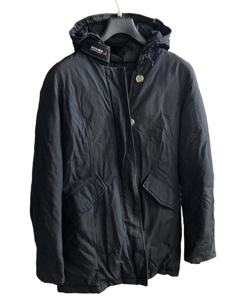 Women Woolrich Jacket Black Cotton 36 / S