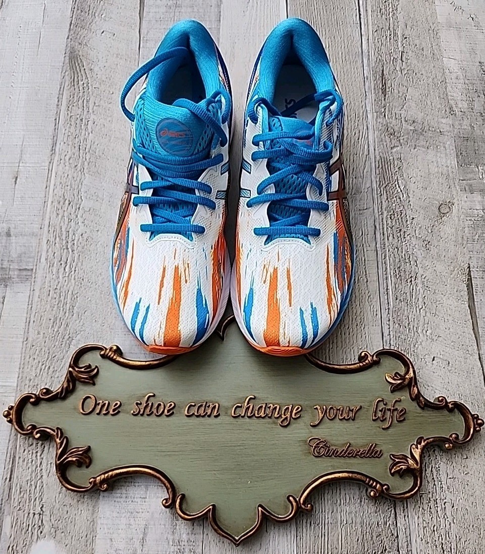 Asics Gel Nimbus 23 Color Injection Silver Aqua/Marigold Orange