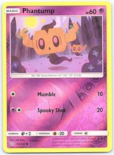 Phantump 93/236 Common Cosmic Eclipse Pokemon Reverse Holo Near Mint