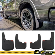 Fits 19-24 Dodge Ram 1500 W/ Fender Flares Front Rear Mud Flaps Splash Guards PP