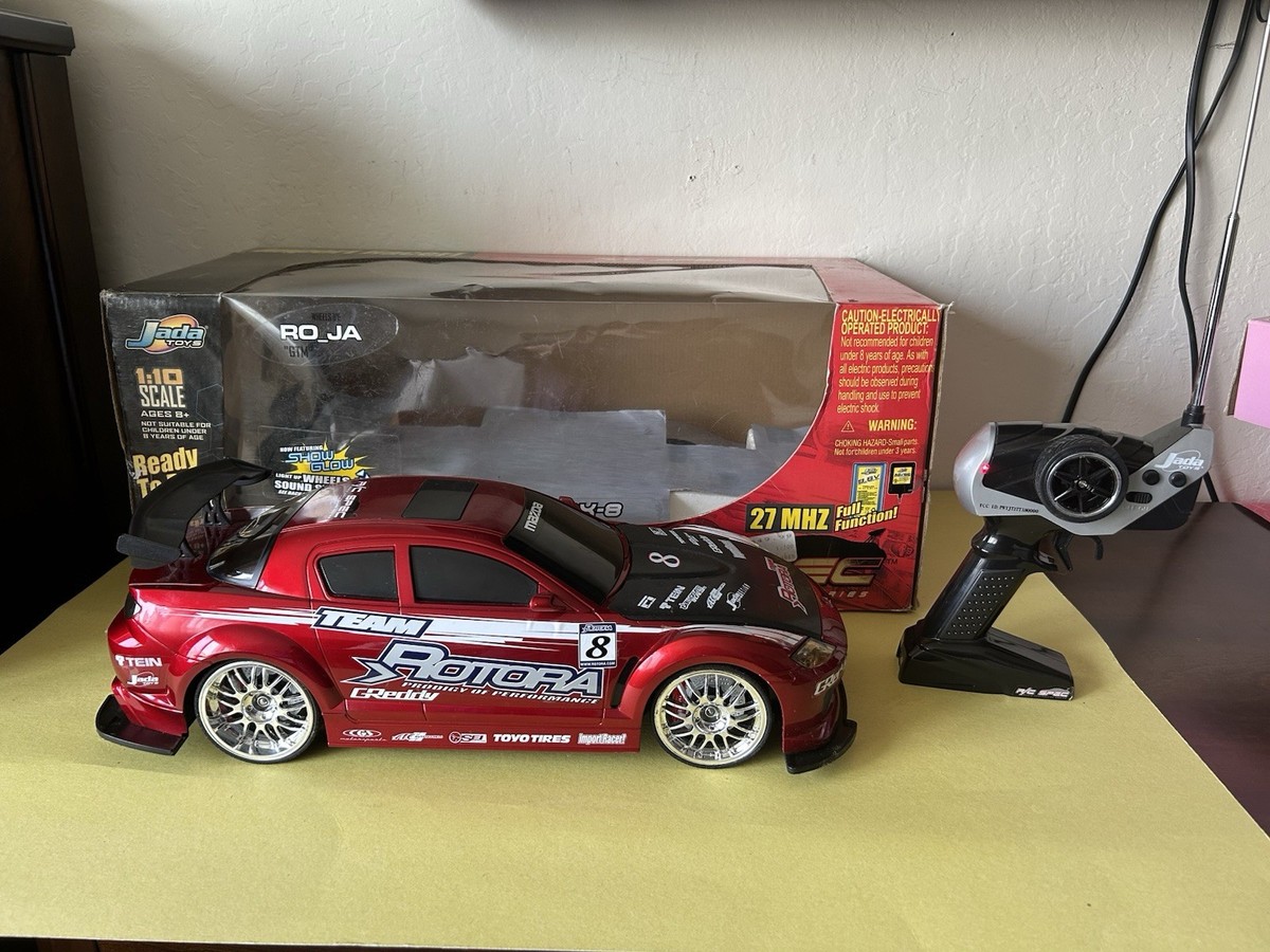 Jada Toys R/c Spec Mazda Rx-8 1:10 Scale Import Racer | eBay