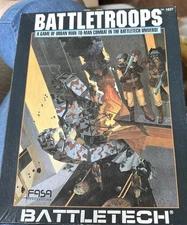 FASA 1637 BATTLETECH Battletroops Game of Urban Man-To-Man Combat  1989