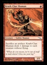 MTG Krark-Clan Shaman LP Light Play Mirrodin [3127]