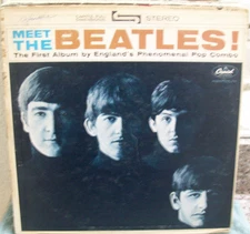 The Beatles Meet The Beatles LP 1964 pressing I Saw Her Standing There
