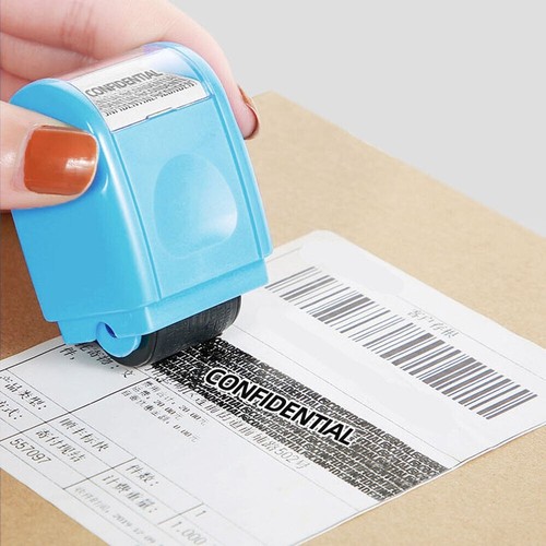 Identity ID Theft Protection Roller Stamp Guard Privacy Confidential Data Secure - Picture 7 of 21