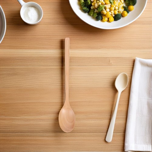 5PCS Long Handle Wood Spoons - Japanese Wood Stirring Serving Spoons Small - Picture 10 of 12