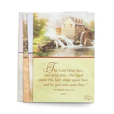 - Thomas Kinkade Painter of Light - 4 Design Assortment with Scripture - 12 P...