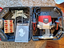 Plunge Router Black+Decker Corded Electric 1200w 