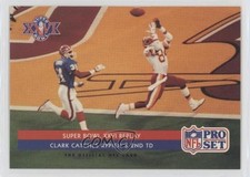 1992 Pro Set Super Bowl XXVI Replay Gary Clark Catches Rypien's 2nd TD #70 0t3