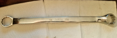 Snap On 12 Point Double Box Wrench 1- 1/8'' x 1- 3/16'' Deep Offset  # XB-3638 USA