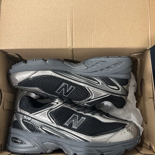 New Balance 509 Black And Silver