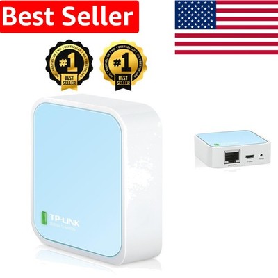 Secure Mobile Wi-Fi Router TL-WR802N - Compact Design, Professional Connection