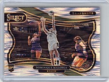 2025 Panini Select WNBA #17 Dominique Malonga Flash Prizm Rookie Snapshots