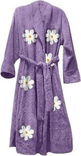 Men's Women's Tyler Durden Shawl Collar Bathrobe Soft Terry Towel Coat Robe Gift
