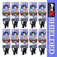 10x ProX XC-DMX03 3 Ft DMX Male 3-Pin to DMX Female 3-Pin Shielded Cable