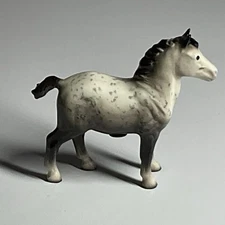 Hagen Renaker Mini  Dapple Gray Percheron Draft Horse ~ Retired