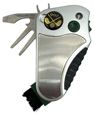 Delk Products 40041 Golf Buddy All-In-One Six Function Golf Tool Silver Compact