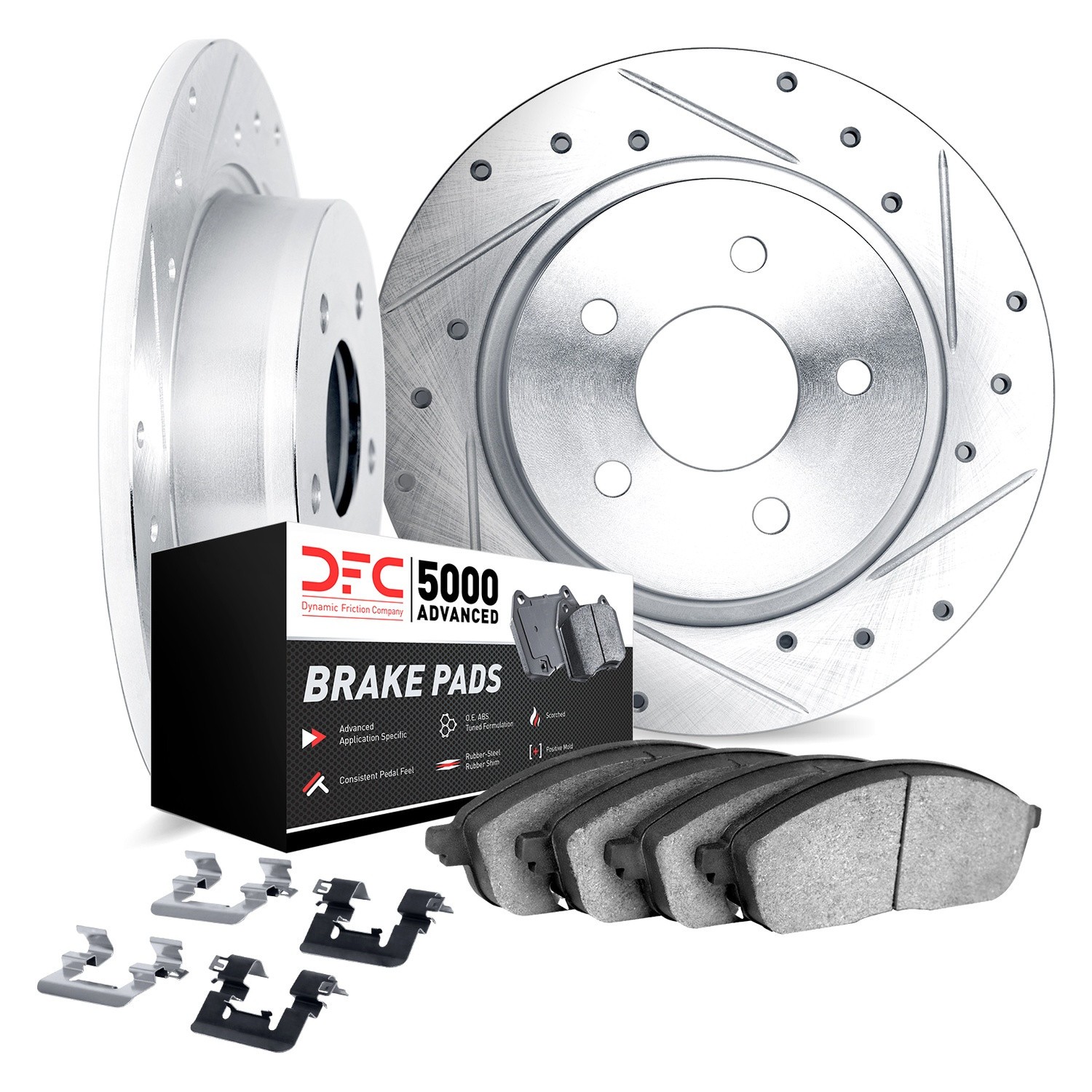 For Mazda Protege5 02-03 DFC PRO-KIT 5000 Drilled  Slotted Rear Brake Kit