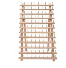 120-Spools Wooden Thread Holder Sewing and Embroidery Thread Rack and Organizer