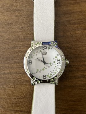 Marc Ecko Leather Watch w/ Rhinestones Marc Ecko Watch Womens 8 main image 4