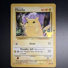 Pokémon Pikachu Jumbo Cards 058/102 Promo Oversized Regular Trading Card