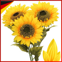 KüNstliche Sonnenblumen Dekorative Seidenblumen 3 StüCk FüR Hochzeit Tischdeko