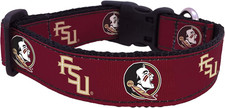 NCAA Florida State Seminoles Dog Collar Team Color, Medium 