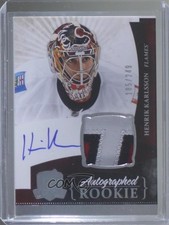 2010-11 Upper Deck The Cup Rookie 185/249 Henrik Karlsson #140 Patch Auto l7u