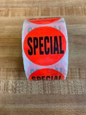 Special Labels 500 each per roll size 1.50" Circle STICKERS