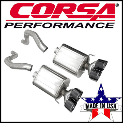 Corsa Xtreme 3'' Dual Axle-Back Exhaust System 2006-13 Chevy Corvette C6 ZR1/Z06